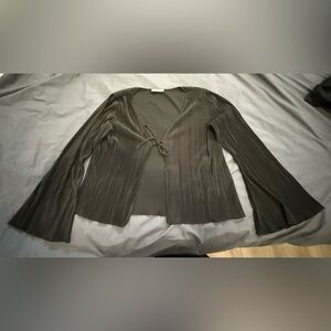 Black Women's ribbed cardigan